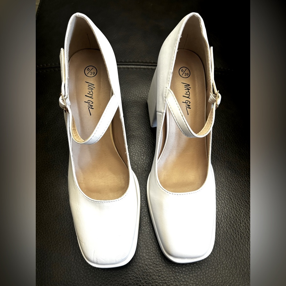 Nasty Gal Patent Platform Mary Jane Heels